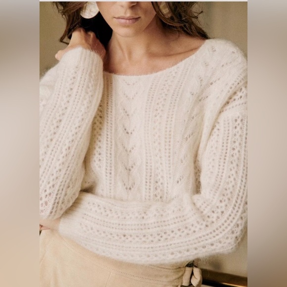 Sezane Sweaters - SEZANE Malou Jumper Mohair sweater medium